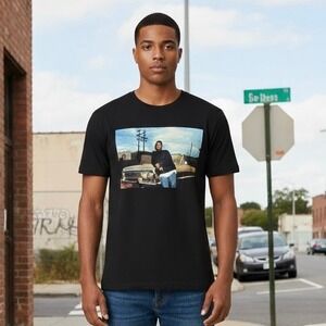 Boyz n the Hood Movie Graphic T Shirt Mens Large‎ Black Ice Cube Doughboy